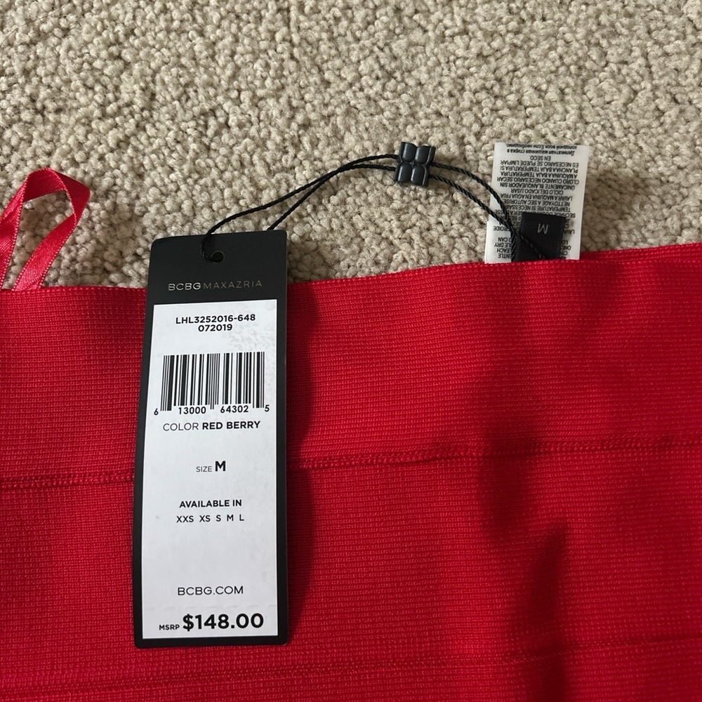 BCBGMaxAzria Vibrant Red Dress